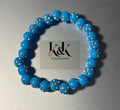 Crystal-Studded Beaded Bracelet
