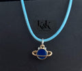 Starfish & Planet Charm Cord Necklaces