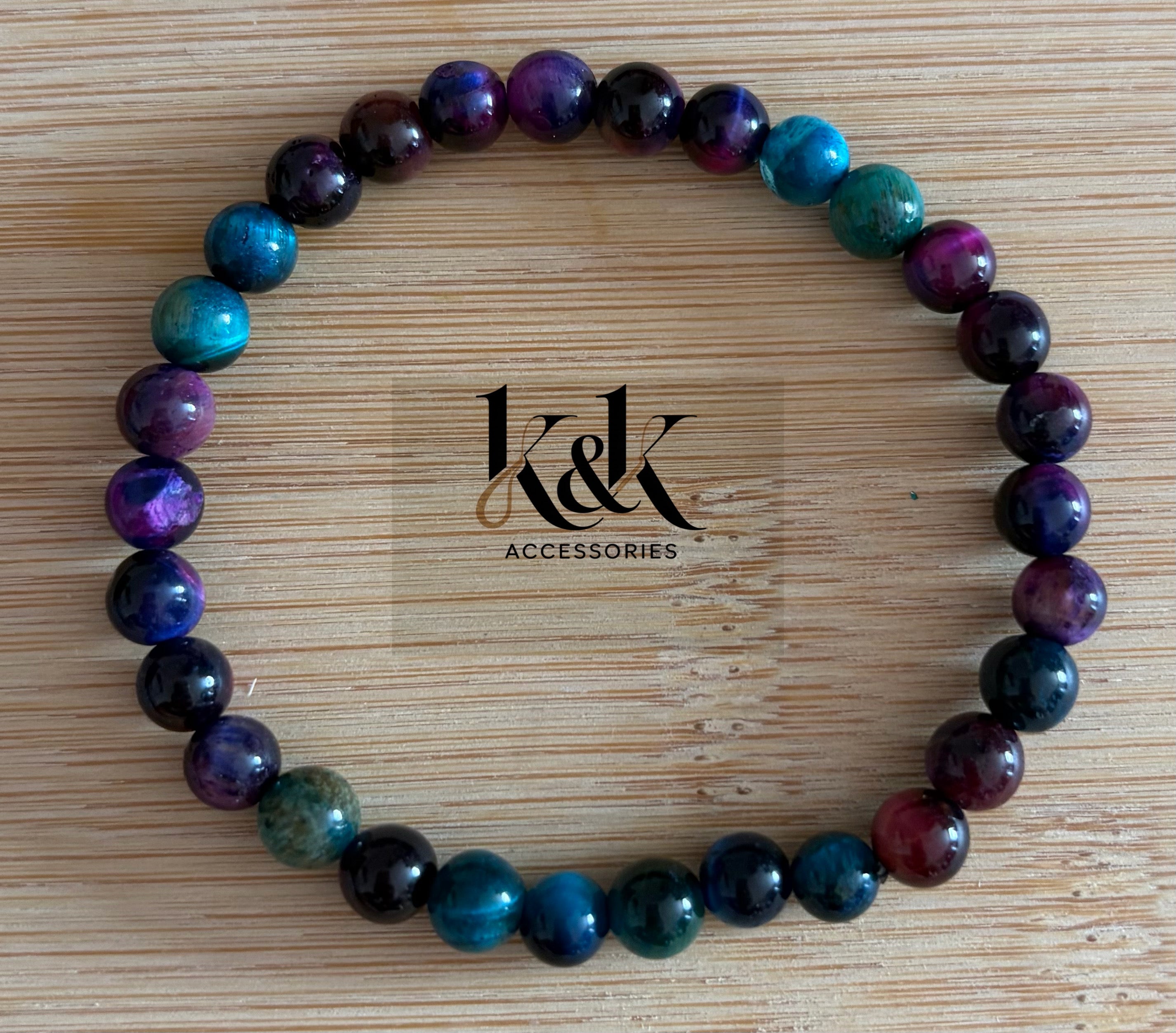 Multi-Colour Agate Bracelet