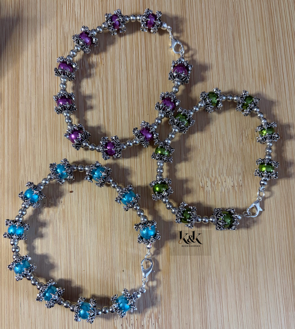 Cat's Eye Crown Bracelet with Clasp