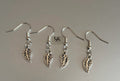 Silver Leaf Earrings - Nature-Inspired Botanical Jewellery