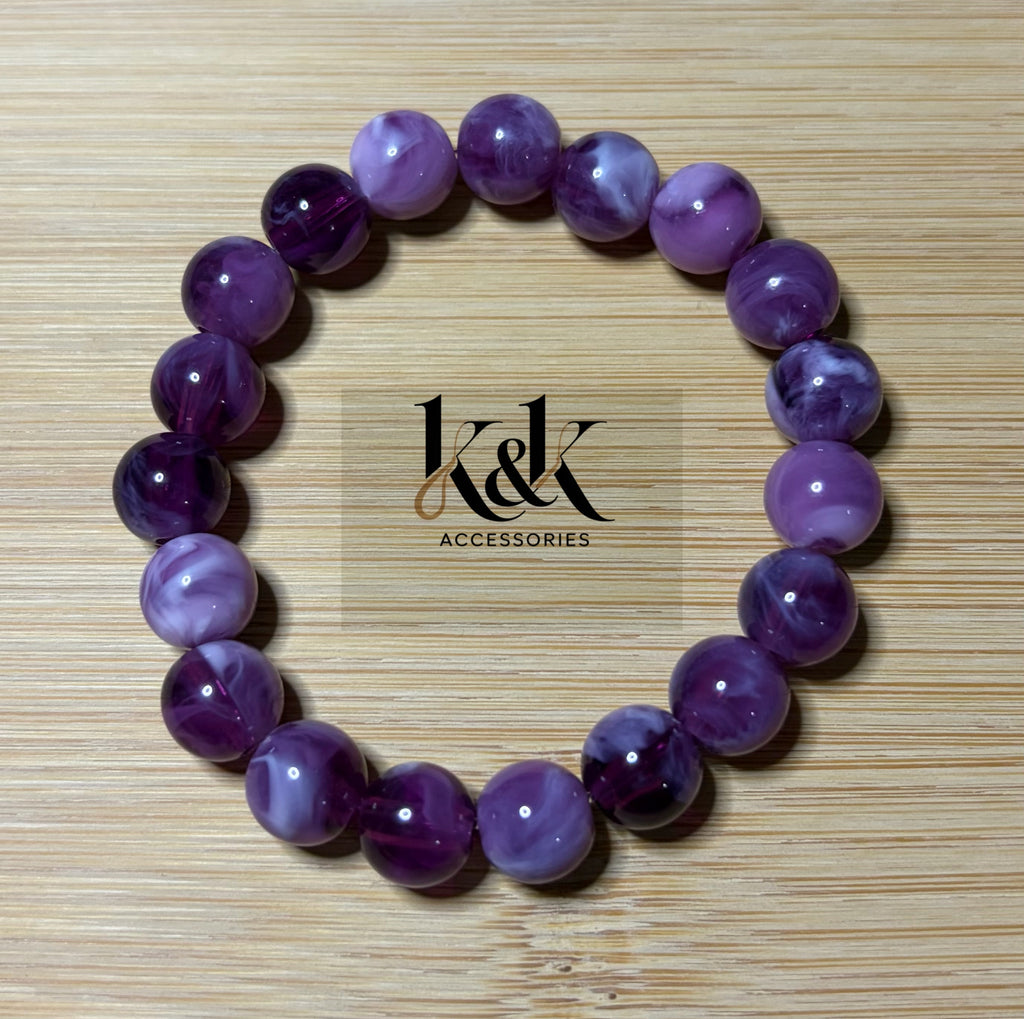 Purple Agate Bracelet