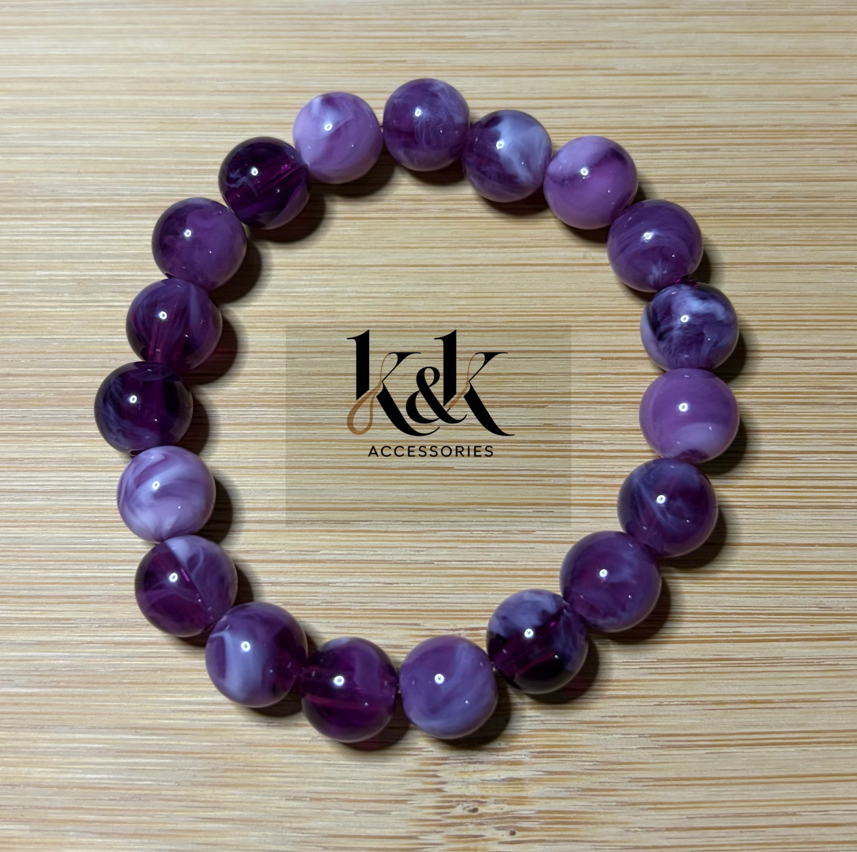 Purple Agate Bracelet