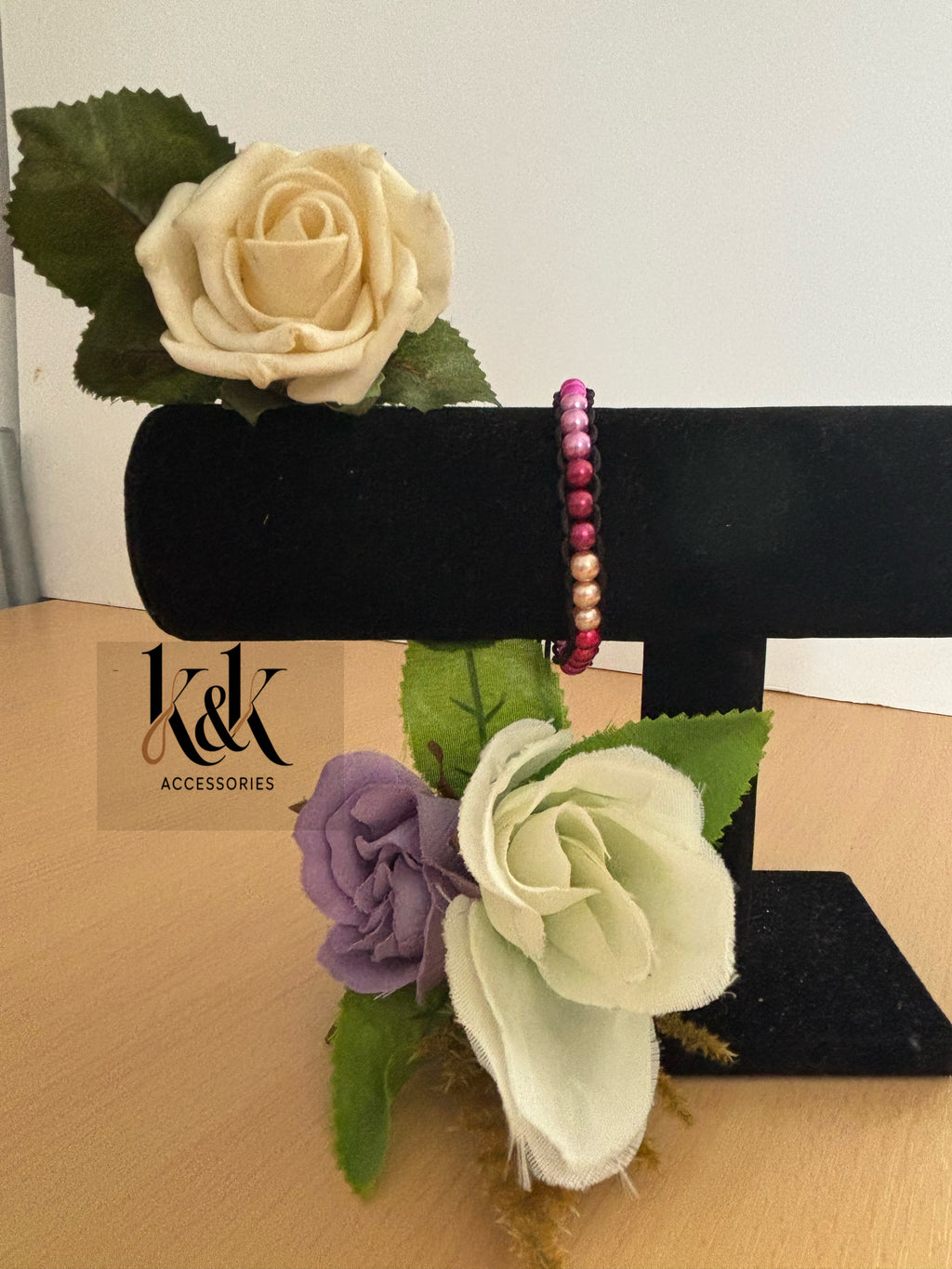 Pearl Bead Macramé Bracelet