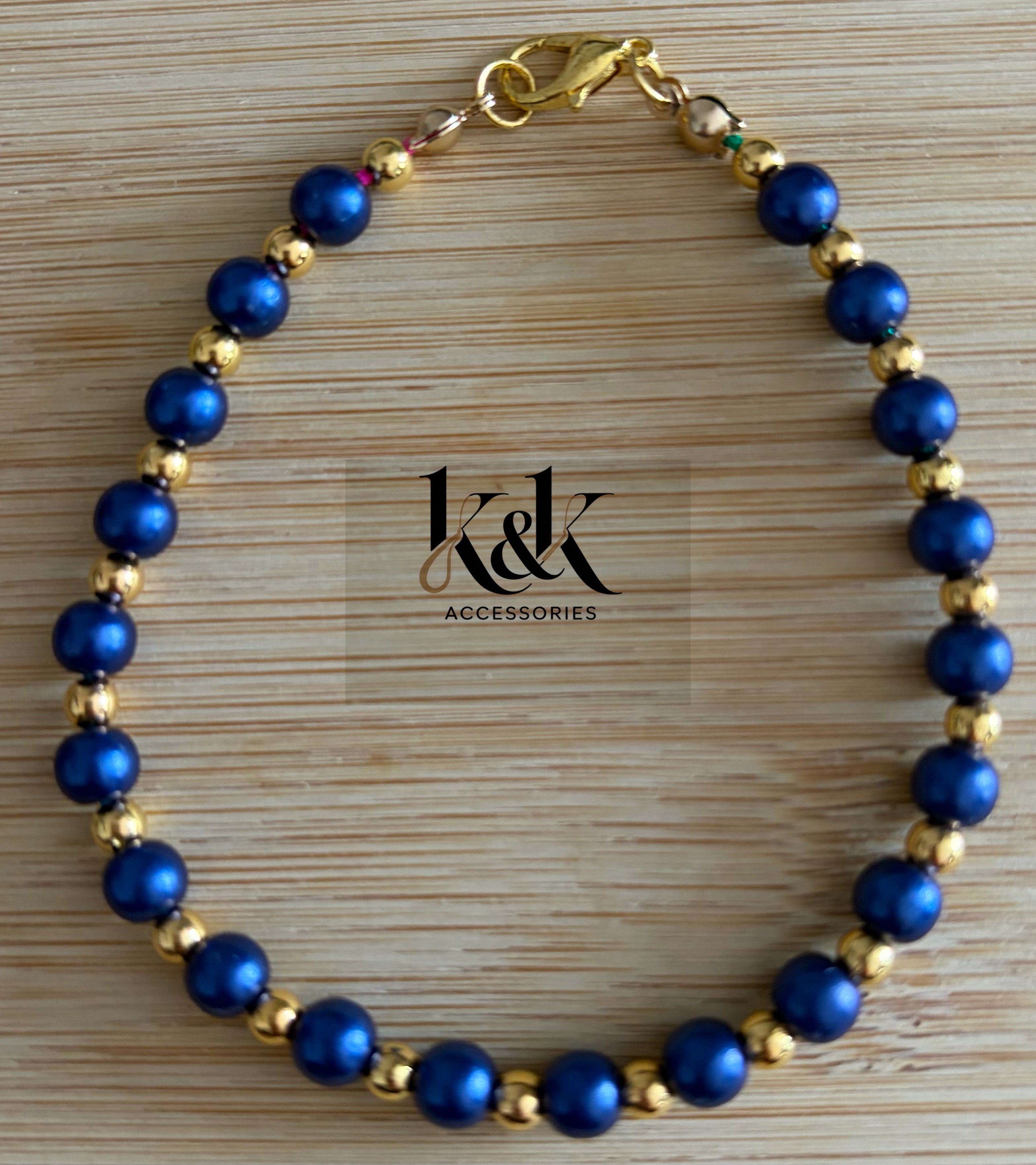 Pearl Bead Bracelet with Clasp