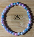 Blue & Purple Gradient Pearl Bracelet