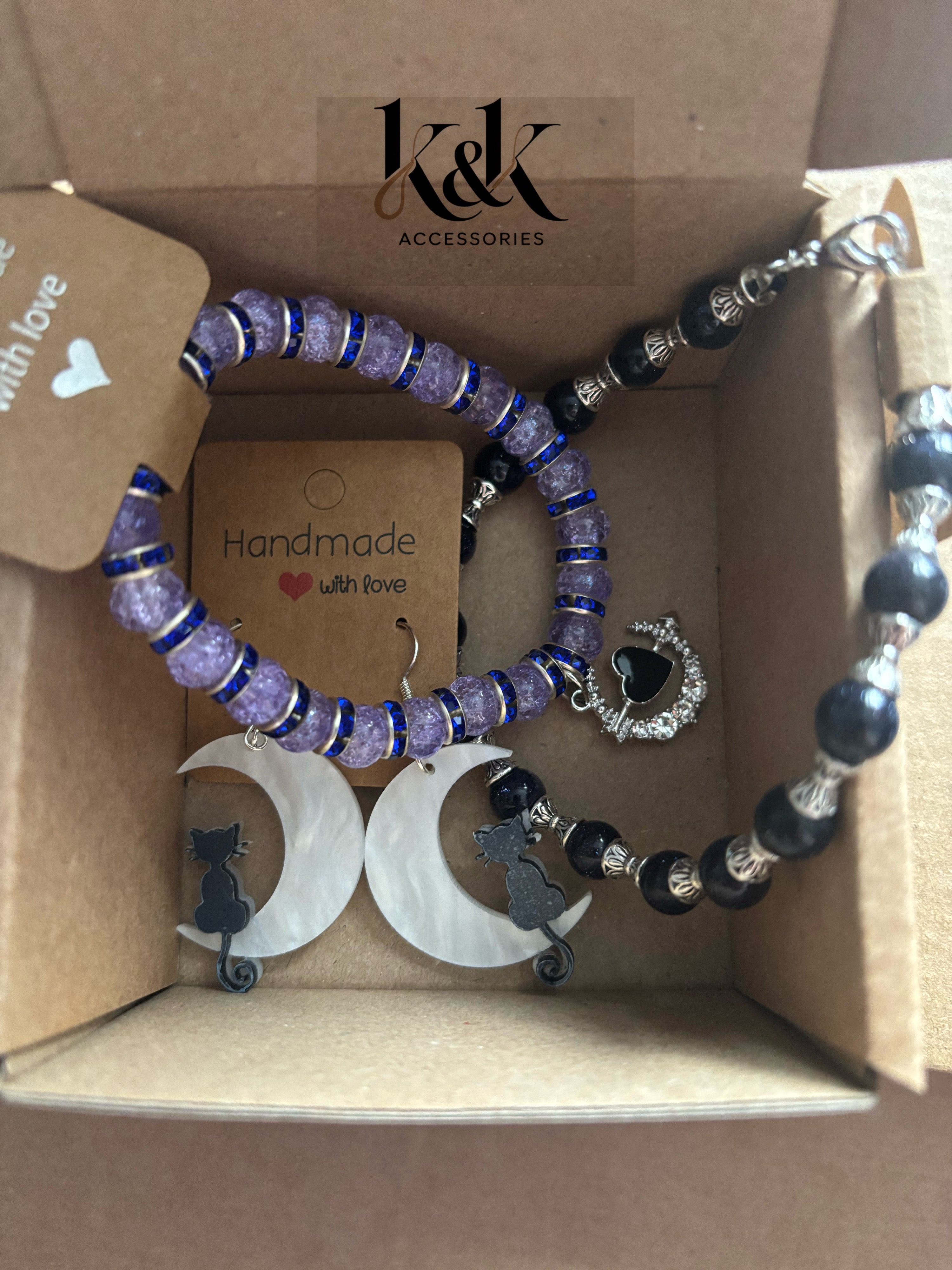 Handmade Jewellery Gift Box - 3 Piece Set