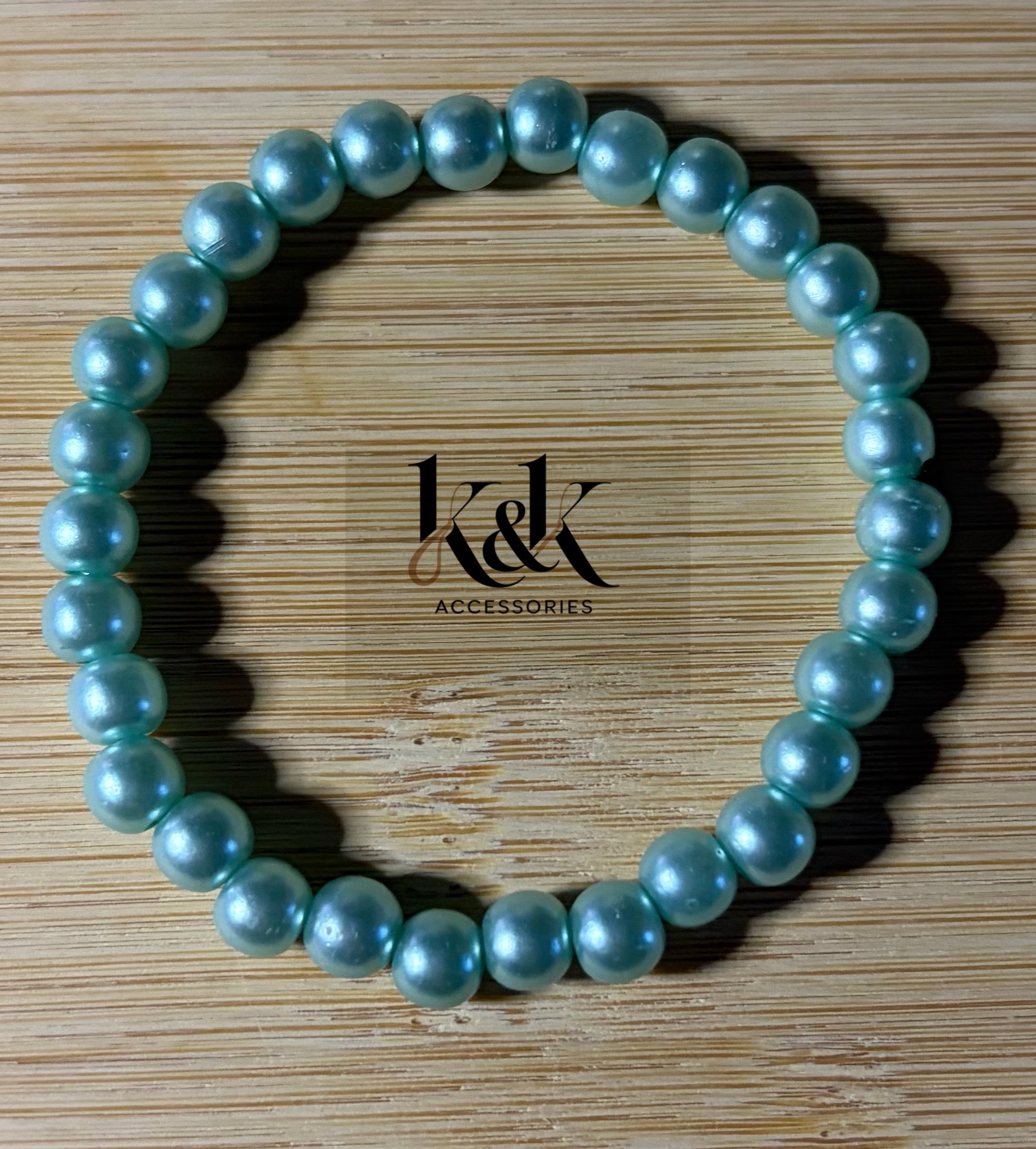 Pale Blue Pearl Bracelet