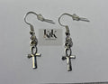 Ankh Cross Earrings