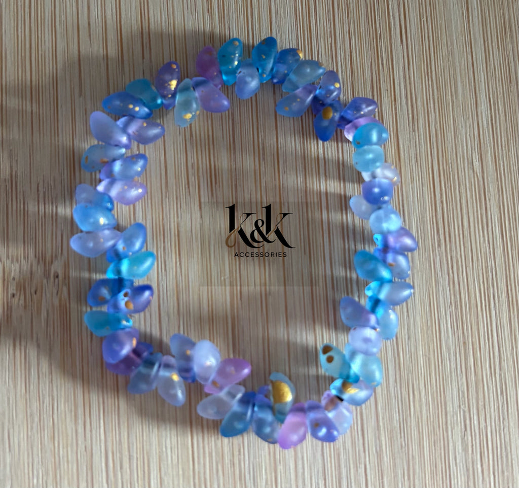 Multi-Colour Agate Chip Bracelet