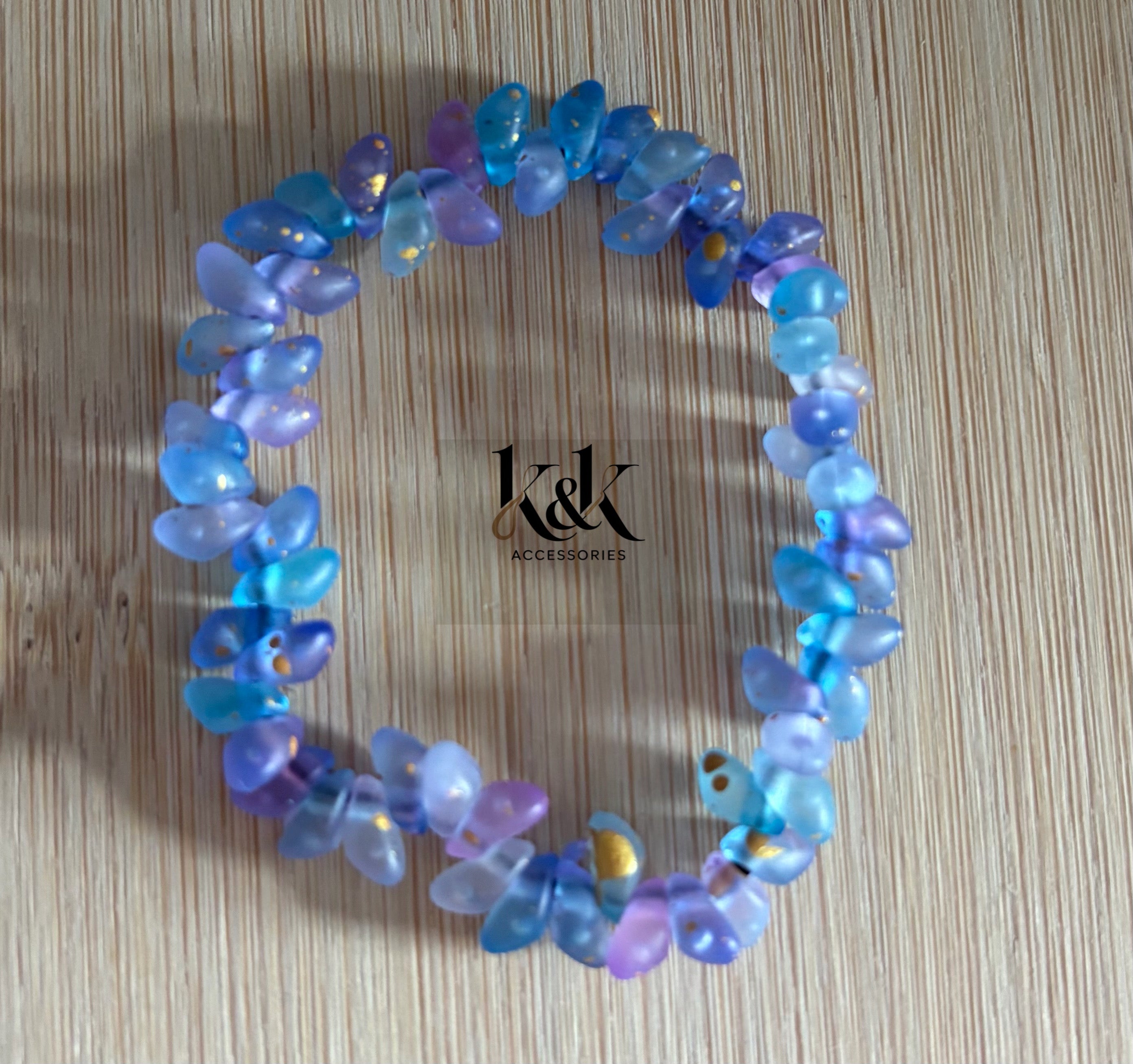 Multi-Colour Agate Chip Bracelet