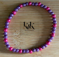 Purple & Pink Pearl Bracelet