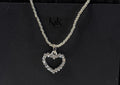 Crystal Heart Beaded Necklace