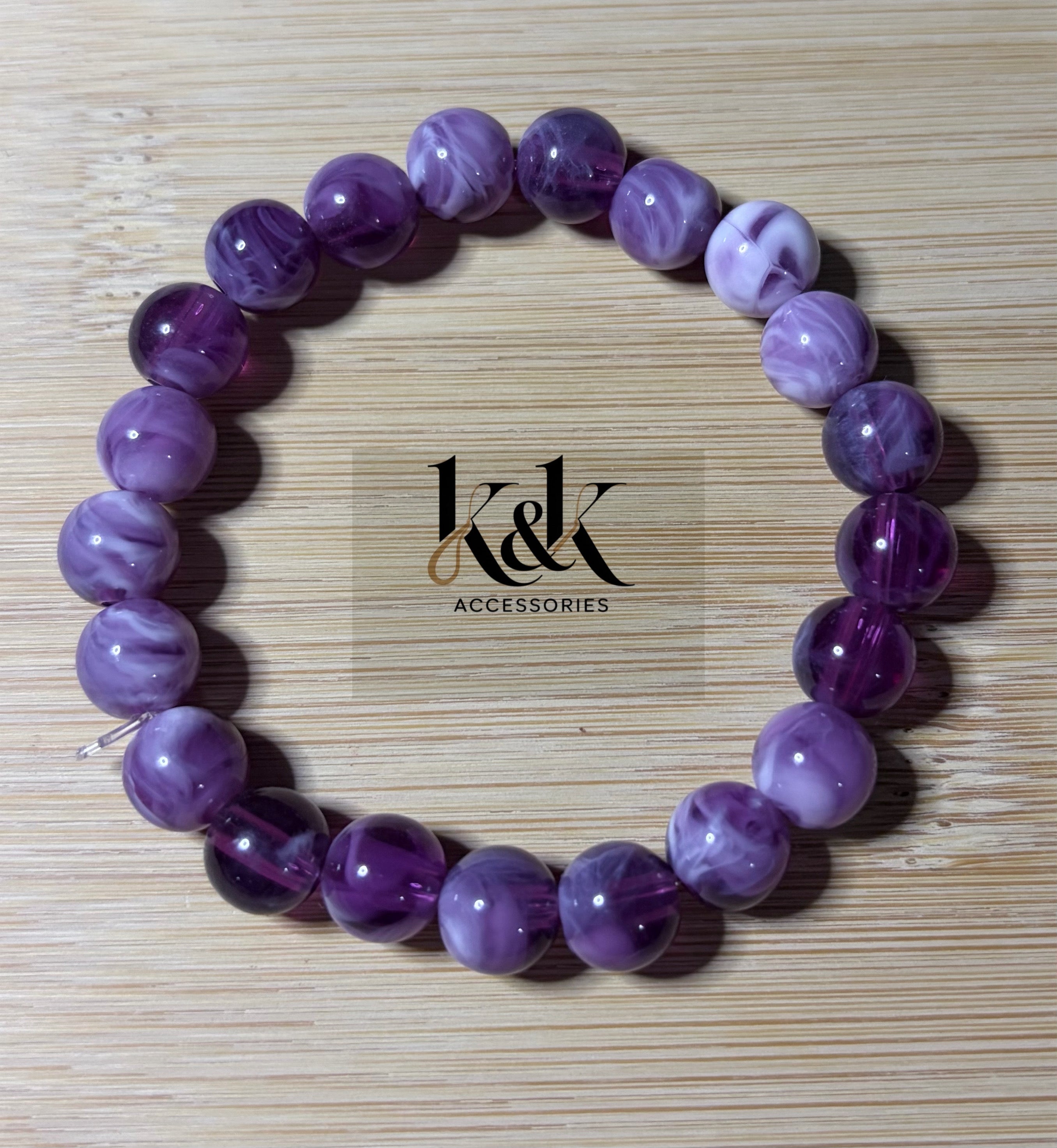 Purple Agate Bracelet