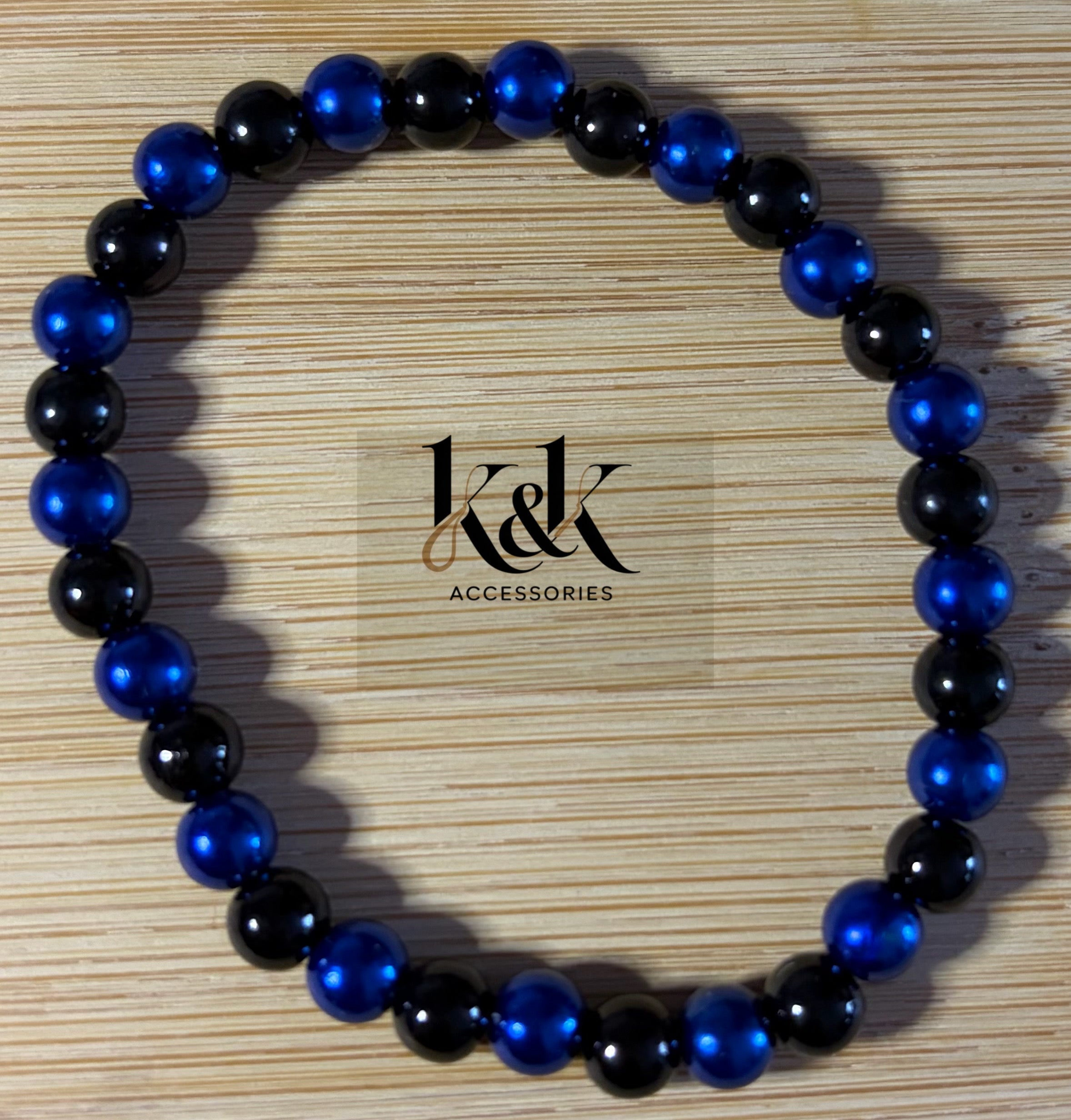 Alternating Beaded Bracelet Set - 4 Colours