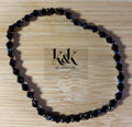 Black Crystal Bicone Bracelet