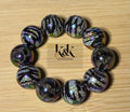Multi-Colour Dragon Vein Agate Bracele