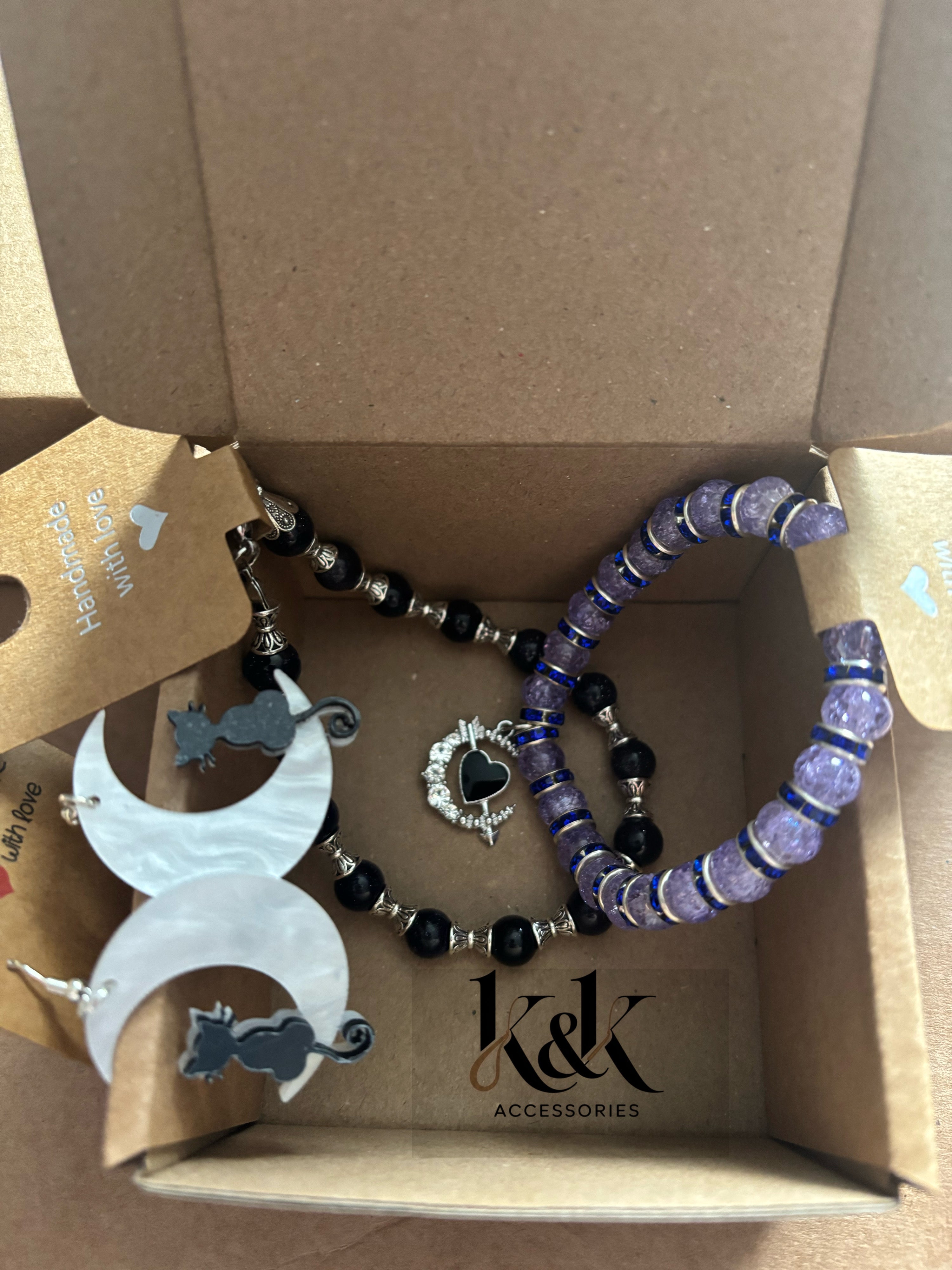 Handmade Jewellery Gift Box - 3 Piece Set