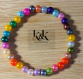 Rainbow Multicolour Beaded Bracelet
