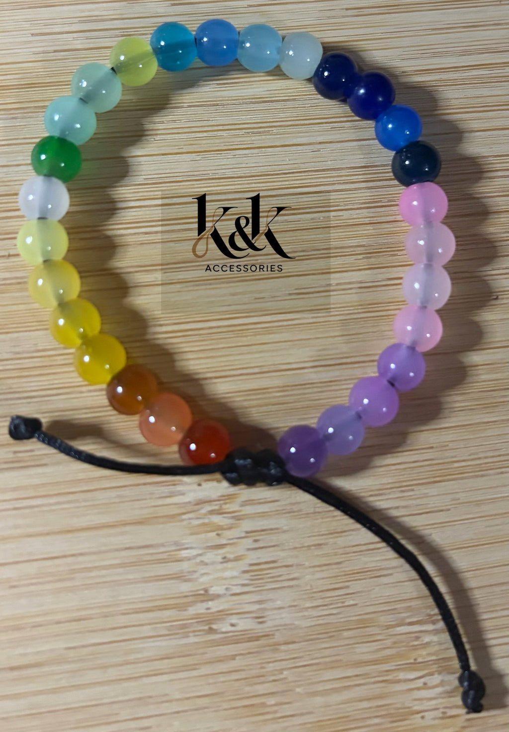 Rainbow Chakra Bracelet - Full Spectrum Adjustable Bracelet