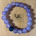 Translucent Purple Agate Bracelet
