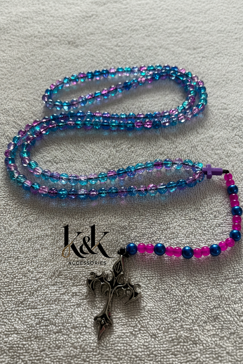 K&K Multi-Strand Necklace - Pinterest Format