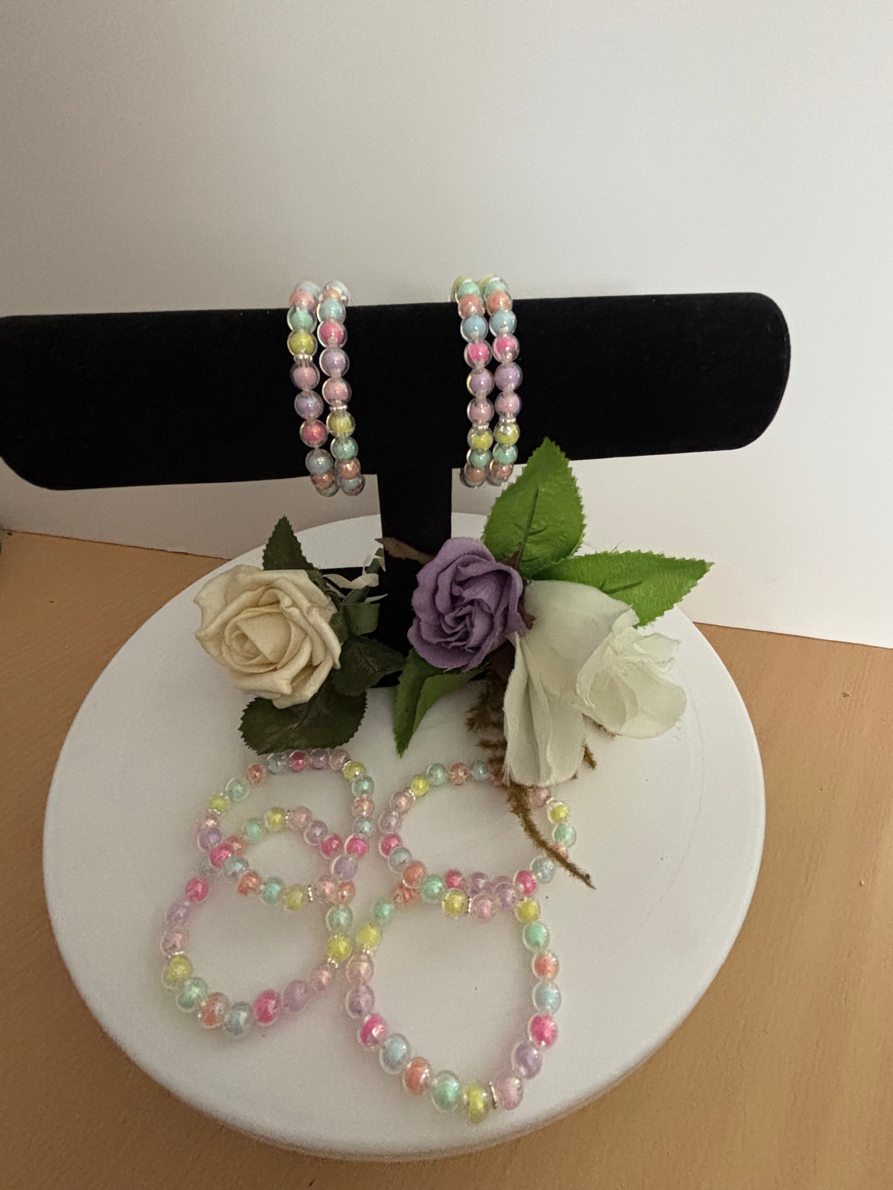 Pastel Multicolour Beaded Bracelet